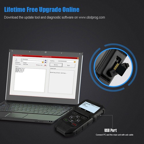 OBDPROG MT401 Car Odometer Mileage Correction Adjustment OBD2 Scanner Reset Tool - Picture 13 of 16