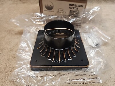 New Trans Globe Lighting 100ROB Outdoor Square Pier Base - Bronze