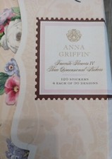 Anna Griffin Favorite Flowers IV 3-Dimensional Stickers 120 STICKERS 30 Designs
