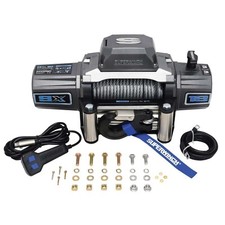 Superwinch Sx 12v 12000 Lbs Winch Kit W 85ft Steel Wire Roperemoteled Light