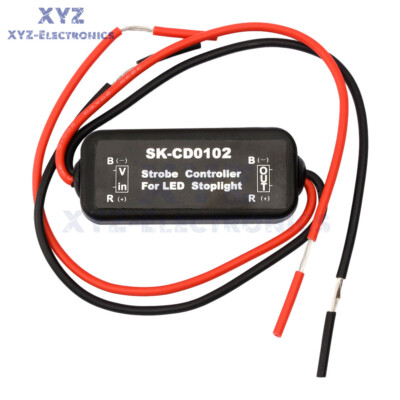 GS-100A Flash Strobe Controller Flasher Module For Car LED Brake Stop Light Lamp