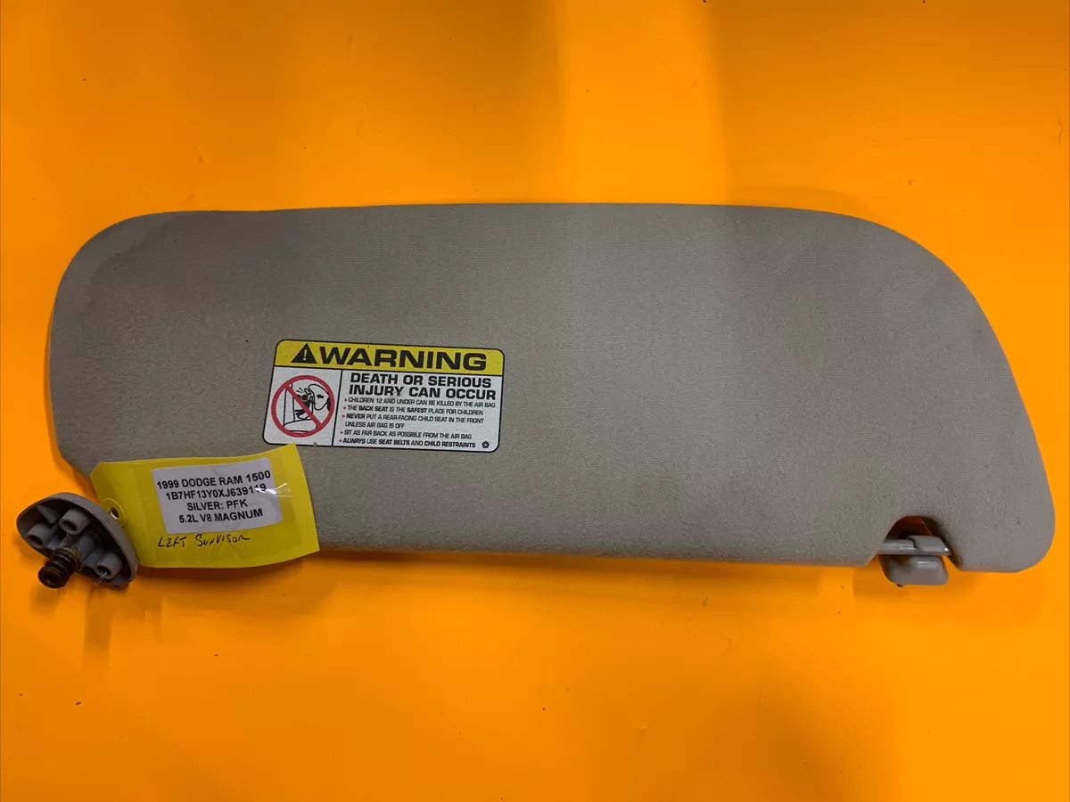 1994 2001 DODGE RAM 1500 2500 3500 Driver Side LEFT SUN VISOR OEM