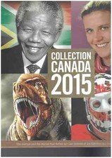 Canada 2015 stamp album yearbook (stamps not included)