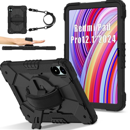 Kompatible Xiaomi Redmi Pad Pro 12,1" Hülle, Stoßfeste Schutzhülle mit Ständer - Bild 3 von 37