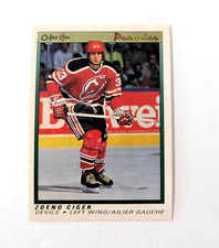 1989 90 Zdeno Ciger O-Pee-Chee Premier #15 New Jersey Devils Rookie Hockey Card