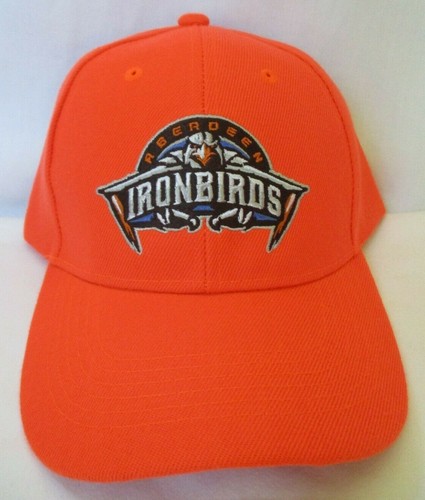 ABERDEEN IRONBIRDS MELONWEAR ORANGE ADJUSTABLE CAP HAT - NWOT - 第 1/6 張圖片