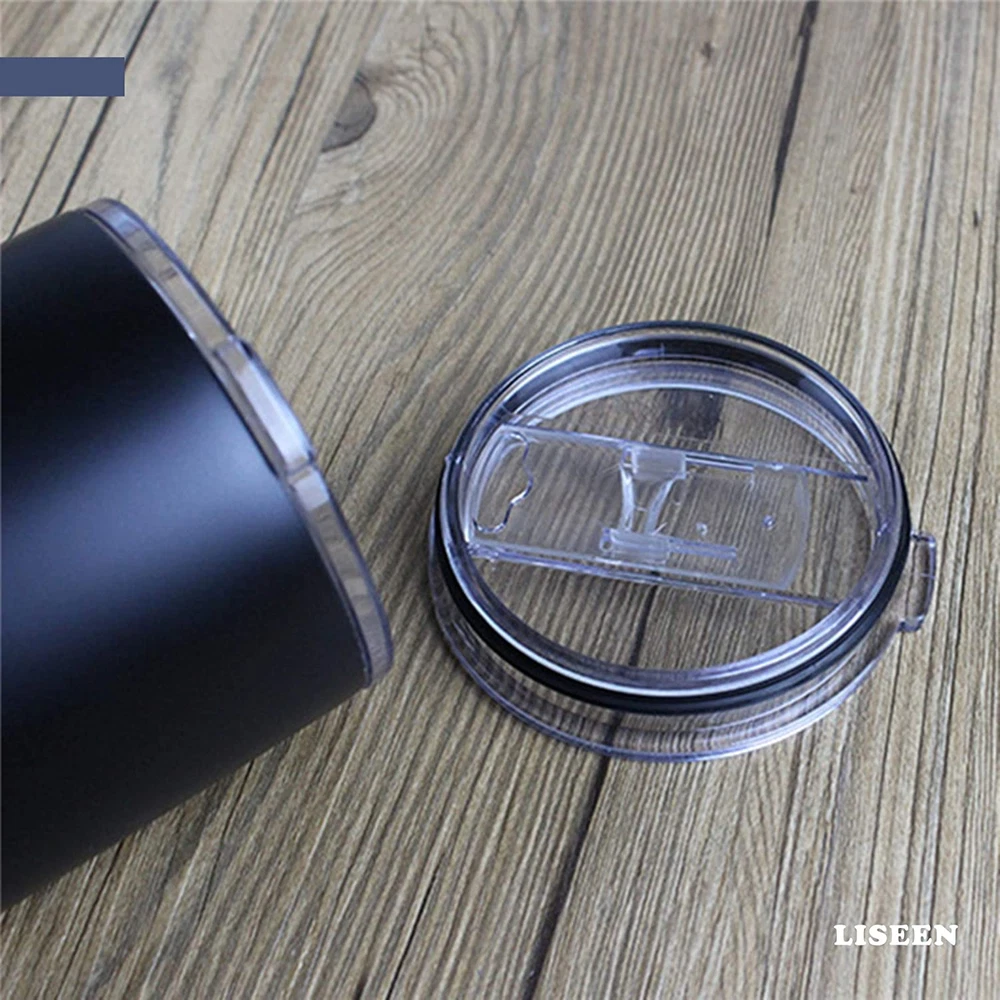 Tumbler Lid Compatible for 20 Oz Yeti and More Cooler Cup, Splash Proof Open - C