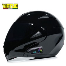 Casco Intercomunicador Modular Motocicleta con Auriculares Bluetooth Cascos Completos Moto