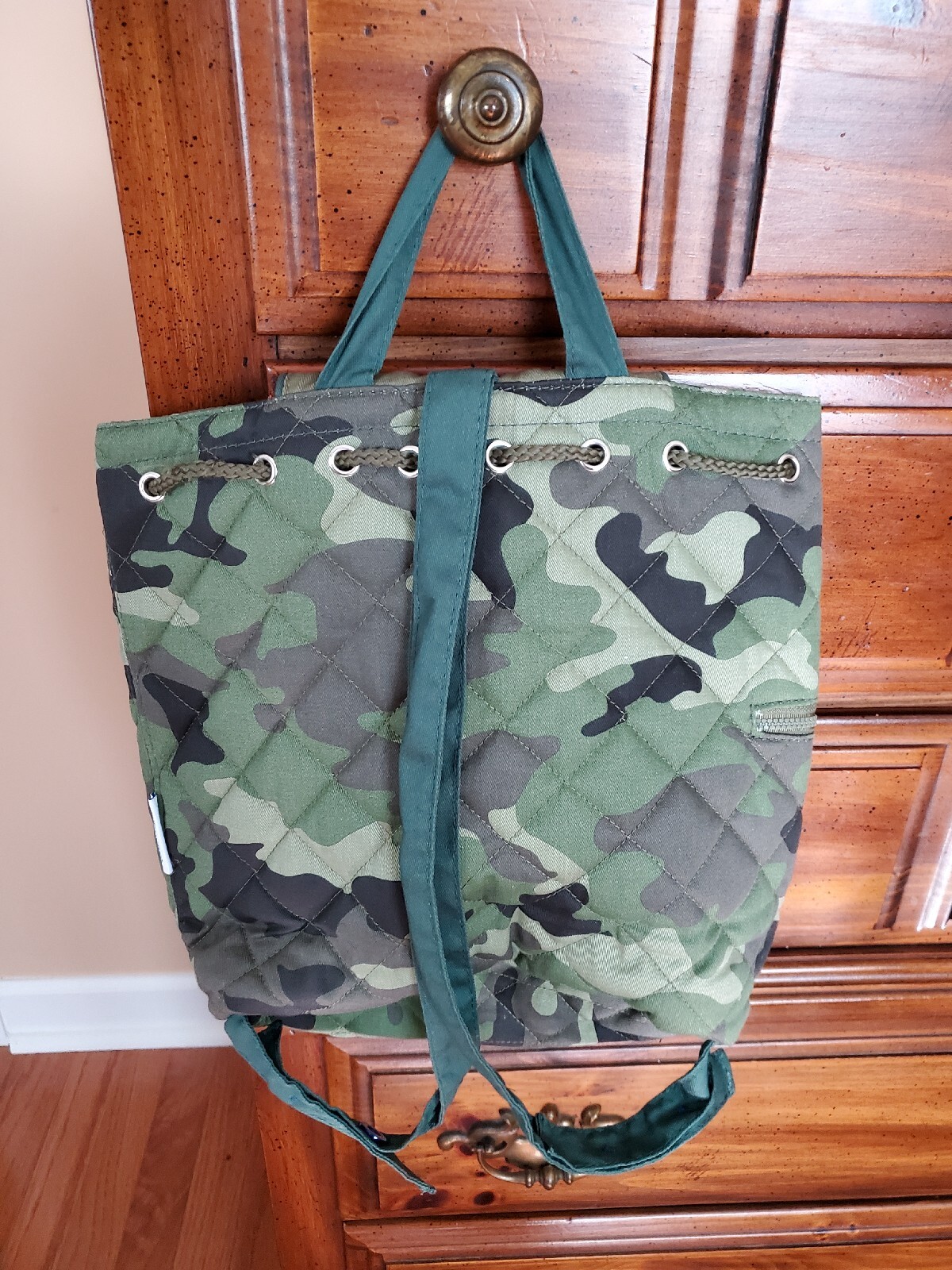 Stephen Joseph Quilted Camo Backpack for Boys NWT 