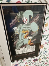 1985 Official Mardi Gras Poster RARE by Hugh Ricks Signed and Numbered by Artist