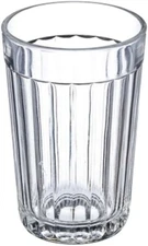 Russian Traditional Granyoniy Paneled Hot Tea Glass, Metal Holder Podstakannik