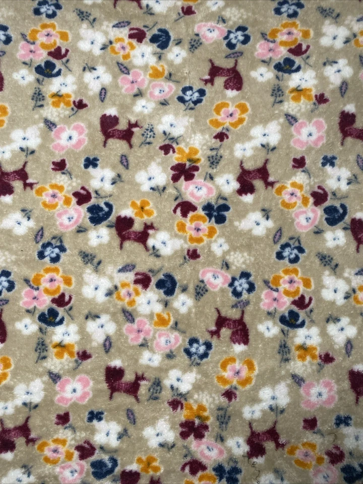 Baby Starters одеяло Fox цветок бордовый Minky Dot поднятый бугорок края желтовато-коричневый милый - Изображение 3 из 3