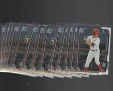 (26) COUNT LOT BRYCE DENTON 2015 BOWMAN CHROME DRAFT CARD #109