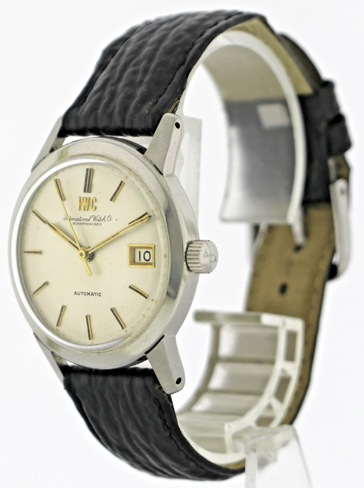 IWC Schaffhausen Ref. 910 Cal. 8541B Automatic Herrenuhr Dresswatch Stahl 1968 - Bild 4 von 4