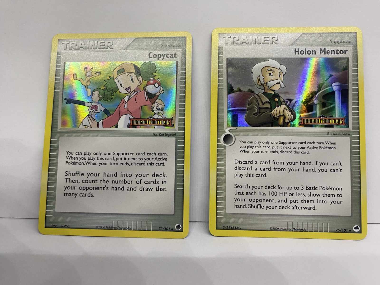 Copycat 73 - holon mentor 75 - reverse holo - Dragon Frontiers NM