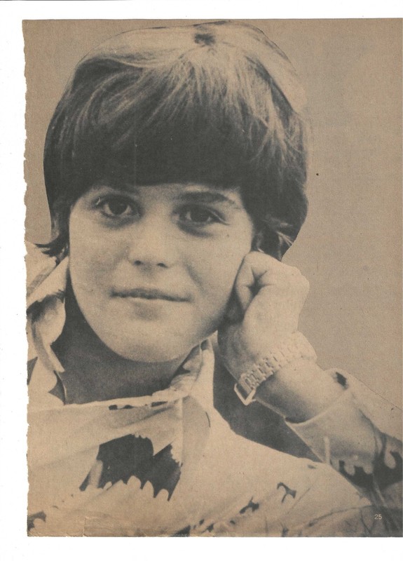 Donny Osmond Hand on Cheek 1970's Magazine Cut out