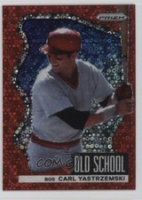 2022 Panini Prizm Old School Red Donut Circle 78/99 Carl Yastrzemski HOF 06ec