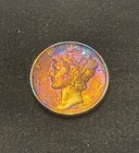 MONSTER TONED 1941 Mercury Dime BU UNC 90% Silver