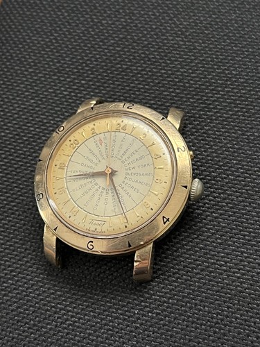 Tissot Navigator World Time 4002-2 Vintage 1950’s 🔥🔥