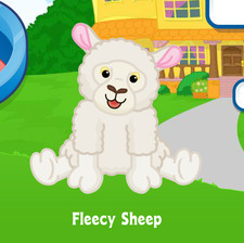 Webkinz Fleecy Sheep Virtual Adoption Code Only Messaged Webkinz Fleecy Sheep