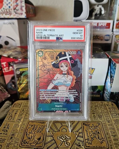 NAMI ALTERNATE ART OP02-036 - One Piece Paramount War PSA 10 GEM MINT