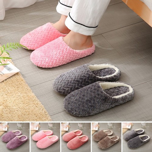 Slippers Sandals Shoes Thongs Plush Solid Casual Flip Flops Home Indoor