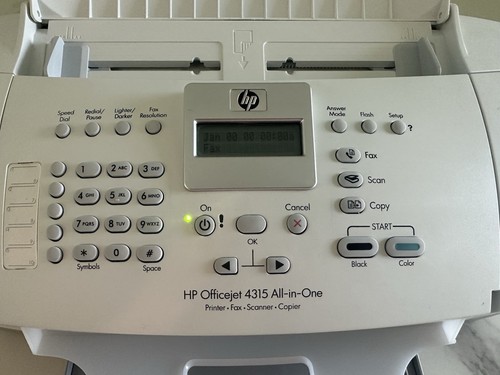 HP Officejet 4315 All-In-One Printer Scanner Copier Fax Works(Need new ink) - Picture 4 of 7