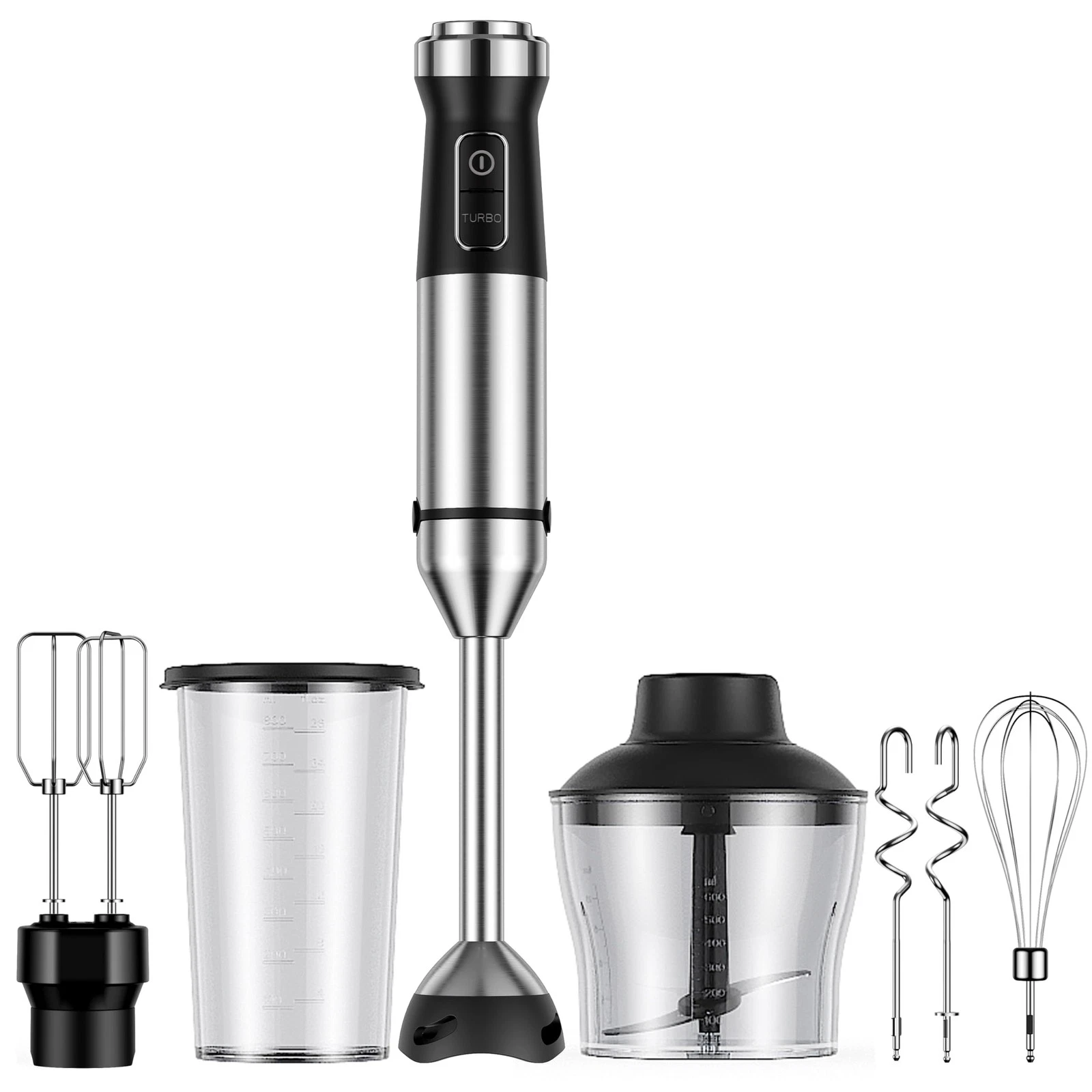 6-in-1 Immersion Blender, 1000W Hand Blender with 20 Speeds, Scratch-Resistan...
Opens in a new wind