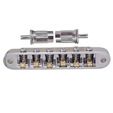 LP EPI Electric Guitar 6-in-1 Roller Bridge Tremolo Saddles With Two Posts