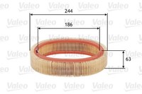Valeo Luftfilter 585606 Passend FüR Nissan Renault