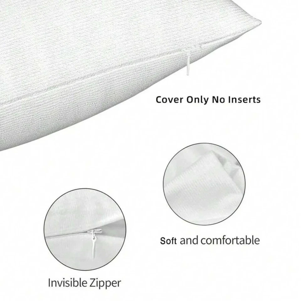 Christmas Throw Pillow Cover Soft Charming Rein Deer New Year 2026 Pillow Case - Image 3 of 4