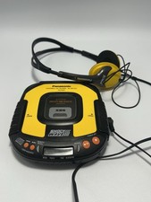 Panasonic Portable CD Player Mash Shock Wave SL-SW405 With Headset Tested