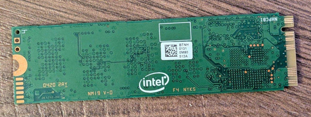 Intel 512GB NVMe SSD 80mm Solid State SSDPEKNW512G8H 9H | eBay