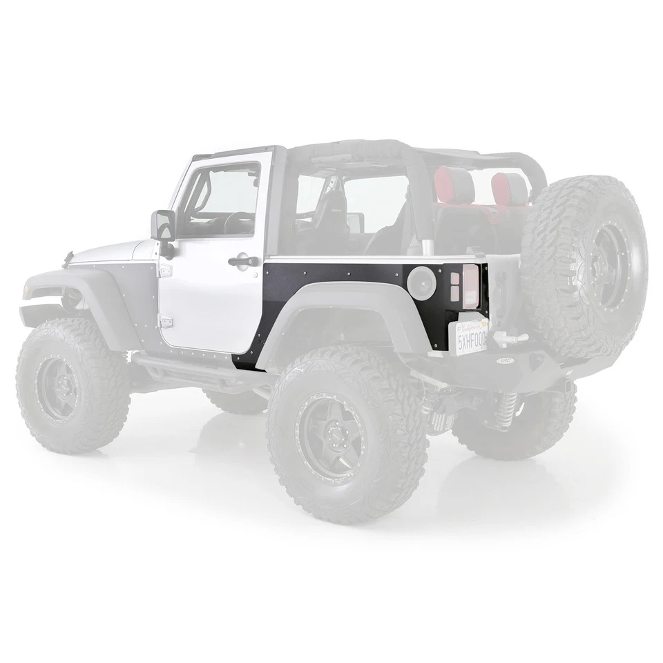 Recubrimiento de armadura plana Smittybilt 76981 XRC para Wrangler 07-18 (JK) Foto 2 de 4