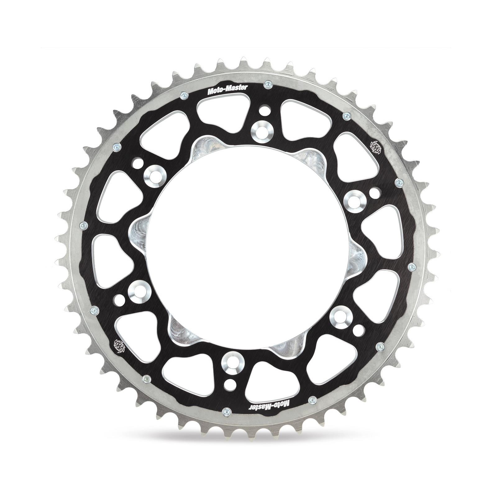 Moto-Master Fusion Dual Ring Rear Sprocket (Black - 520-50T) - Yamaha