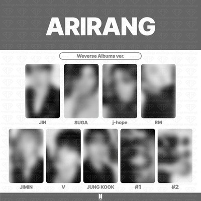 BTS バンタン ARIRAIG ポップアップ トレカ PreSale] BTS 5th Album ARIRANG Photocard KPOP K-POP V JUNGKOOK