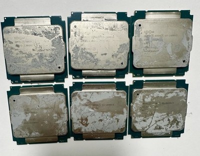 Lot of 6 Intel Xeon E5-2699 V3 2.3GHz Used Processors