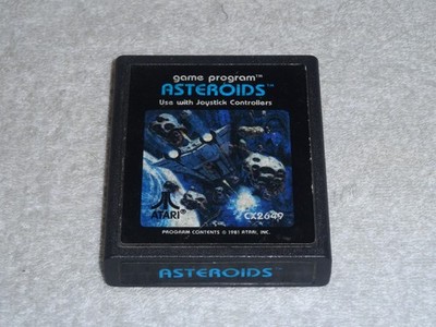 Atari 2600 Asteroids CX2649 Video Game TESTED & WORKING 0128