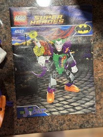 lego super heroes buildable figures 4526, 4527, 4528 bundle batman, joker, green