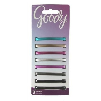 Goody Classics Metallic Glossed Barrettes 8ct 1 pack