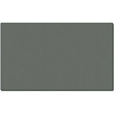 Ghent174; Fabric Bulletin Board with Wrapped Edge 46-1/2"W x 36"H Gray