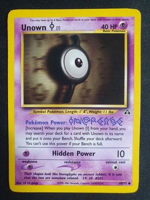 Unown [I] 68/75 - Neo Discovery Set - Pokemon Card - Excellent Condition
