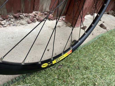 MAVIC X223 DISC 26” Mountain Bike Wheelset WTB Laserdisc 6-bolt QR