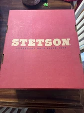 Stetson Vintage Cowboy Hat D4 Ranch Tan Size 6 7/8 Western 4"  Brim