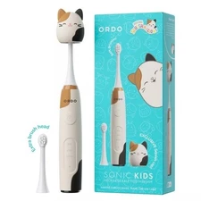 ORDO Sonic Kids Rechargeable Toothbrush  Squishmallows Cam  White-FACTORY SEALED