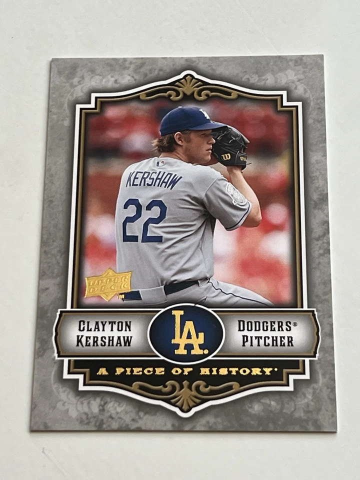 CLAYTON KERSHAW Los Angeles Dodgers 2009 Upper Deck A Piece Of History Baseball  - Image 4 of 4