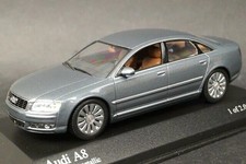 MINICHAMPS 1:43 Audi A8 2002 Atlas Grey Metallic 400011800