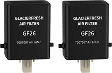 GLACIER FRESH Air Filter – Sub-Zero 7042798 Replacement Cartridge, 2-Pack