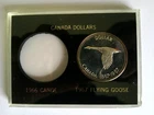 1967 CANADA FLYING GOOSE DOLLAR COIN QEII