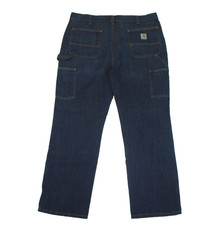 Carhartt Jeans Mens 38x30 Blue Relaxed Fit Workwear Carpenter Utility Pockets
